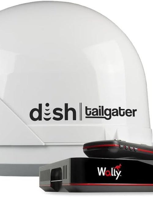Load image into Gallery viewer, DT4450 DISH Tailgater Bundle - Portable/Roof Mountable Satellite TV Antenna and DISH Wally HD Receiver , White , Western &amp; Eastern Arc Satellites
