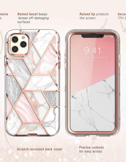 Load image into Gallery viewer, Cosmo Series Case for Iphone 11 Pro Max 2019 Release, Slim Full-Body Stylish Protective Case with Built-In Screen Protector (Marble)

