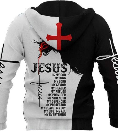 3D Christian Jesus Hoodies for Men Women Unisex Praying Hands Sweatshirt Pullover King Printed Sweater