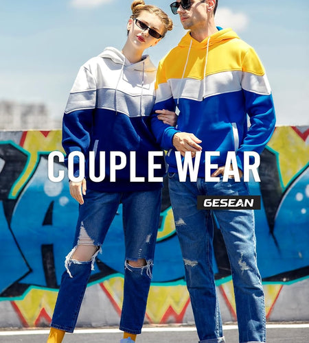 Men'S Novelty Color Block Pullover Fleece Hoodie Long Sleeve Casual Sweatshirt with Pocket