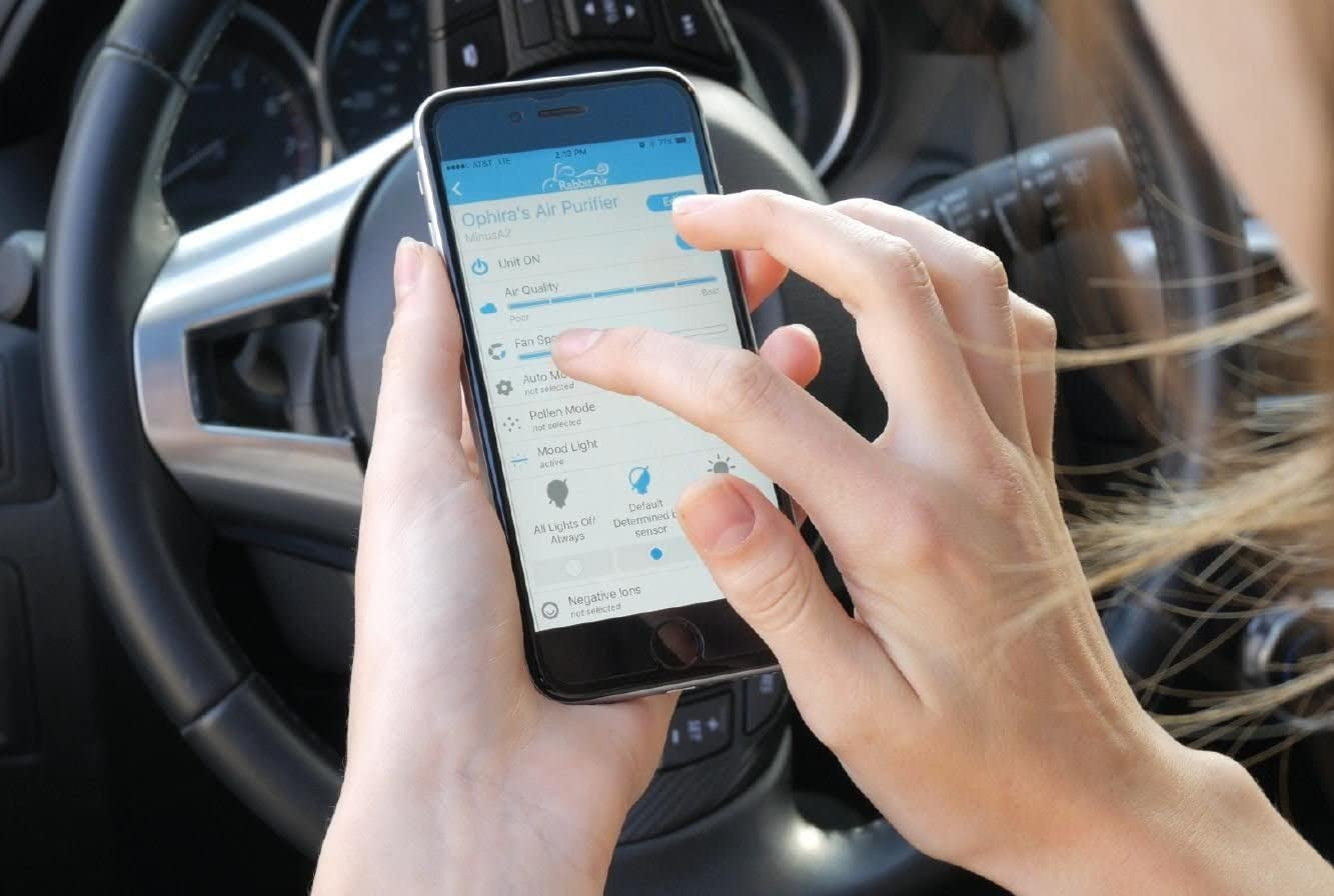 Minusa2 Ultra Quiet HEPA Air Purifier W/Wifi (SPA-780N, White, Pet Allergy)