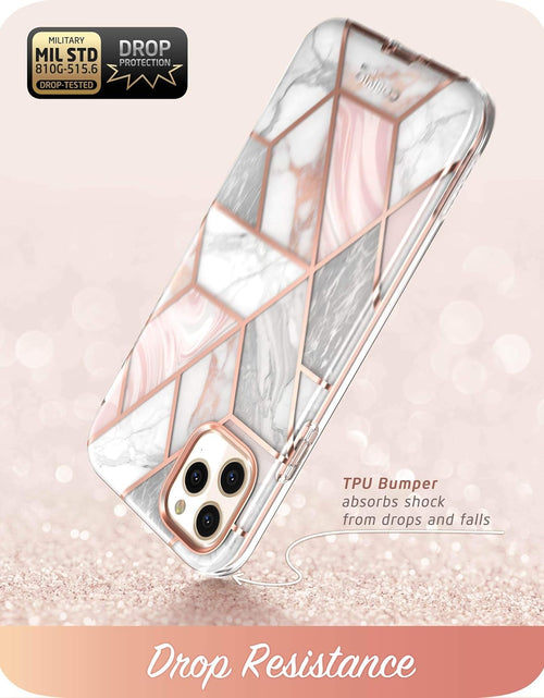 Load image into Gallery viewer, Cosmo Series Case for Iphone 11 Pro Max 2019 Release, Slim Full-Body Stylish Protective Case with Built-In Screen Protector (Marble)
