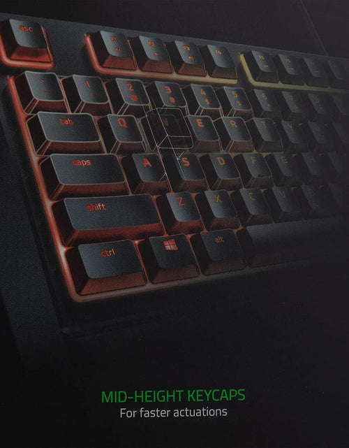 Load image into Gallery viewer, Ornata Chroma Gaming Keyboard: Hybrid Mechanical Key Switches - Customizable Chroma RGB Lighting - Individually Backlit Keys - Detachable Plush Wrist Rest - Programmable Macro Functionality
