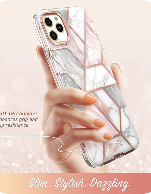Load image into Gallery viewer, Cosmo Series Case for Iphone 11 Pro Max 2019 Release, Slim Full-Body Stylish Protective Case with Built-In Screen Protector (Marble)
