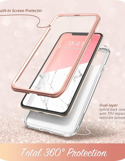 Load image into Gallery viewer, Cosmo Series Case for Iphone 11 Pro Max 2019 Release, Slim Full-Body Stylish Protective Case with Built-In Screen Protector (Marble)
