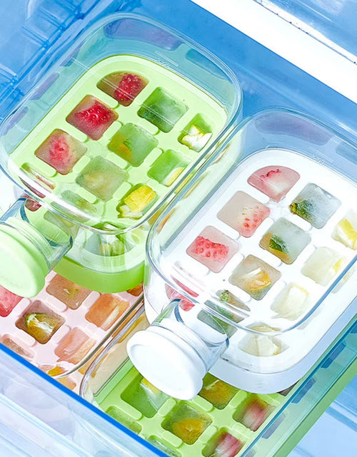 Load image into Gallery viewer, ChillSip Bottle Set – Stylish Water Bottle with Straw &amp; Zero-Contact Ice Cube Tray
